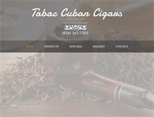 Tablet Screenshot of cafetabac.com